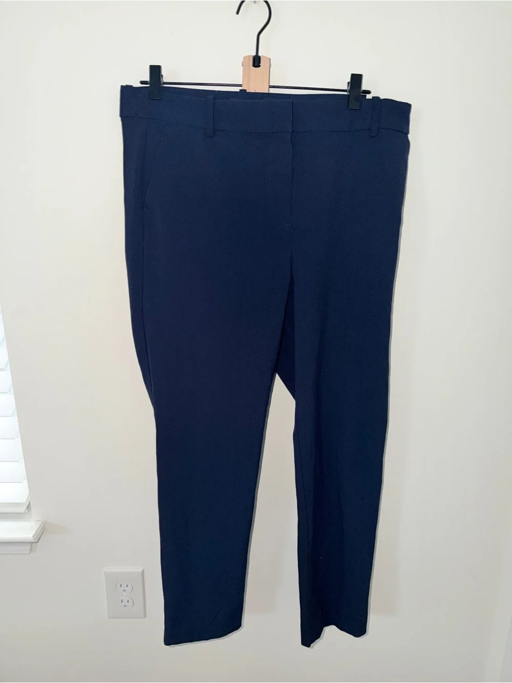 J. Crew Dark Navy Cropped Tailored Pants
